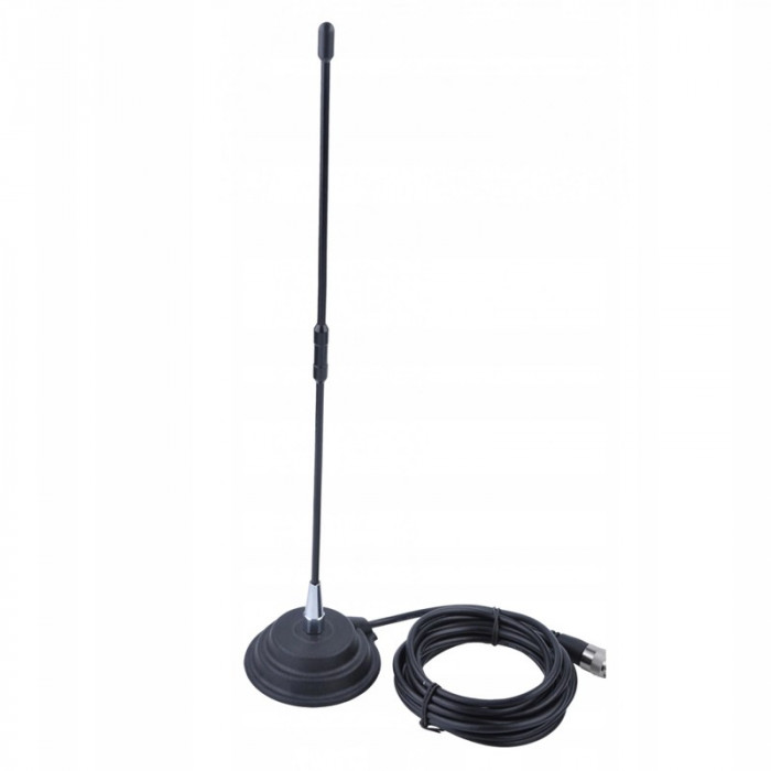 Antena Auto CB Quer Fourth, magnetica, 50 W, grafit