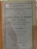 Tudor Pamfile - Agricultura la romani, 1913