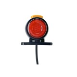Lampa gabarit LED auto rotunda neon portocaliu rosu 12V-24V
