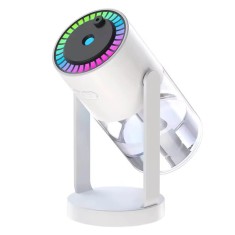 Proiector cu laser, 2in1, umidificator portabil, lumini led rgb, 5V, 2W, lumina foto