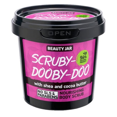 Scrub Hranitor pentru Corp cu Unt de Shea si Cacao 200 grame Beauty Jar foto