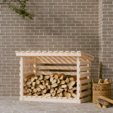 Rastel pentru lemne de foc, 108x73x79 cm, lemn masiv pin, vidaXL