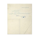 Traian Vuia și P. Ciolan, felicitare pentru Petru Groza, 12 aprilie 1947