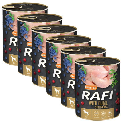 Rafi Adult GF Pat&amp;eacute; with Quail 6 x 800 g foto