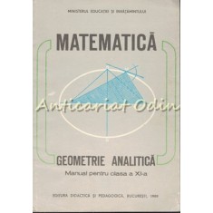 Matematica. Manual Pentru Clasa a XI-a - Constantin Udriste, Valeria Tomuleanu