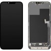 Display cu Touchscreen MP compatibil cu Apple iPhone 13 Pro Max, cu Rama, Versiune Soft OLED IC Movable 120Hz FHD, Negru