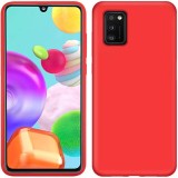 Husa SAMSUNG Galaxy A41 - Silicone Cover (Rosu)