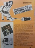 1988 Reclamă Aspiratoare praf comunism 24x16 epoca aur AP 20S, AP 21, AP10 AP10E