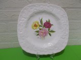 Portelan englezesc ALFRED MEAKIN - decor floral si bordura in relief , anii 1940, Farfurii