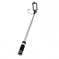 Mini Selfie Stick Universal cu Cablu (61 cm) Setty foto