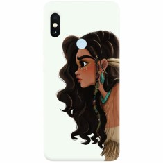 Husa silicon pentru Xiaomi Mi A2, Indian Girl foto