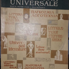 Istoria Literaturii Universale (Manual pentru Clasa a XI-a Umanistica) - N.I.Barbu , Ovidiu Drimba , Romul Munteanu , Edgar Papu
