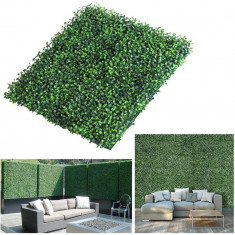 Gard Viu Artificial Verde Natural pentru Decor sau Mascare, Dimensiuni 25x25 cm foto