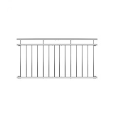 Balustrada balcon/terasa franceza, Inox, 90 x 184 cm