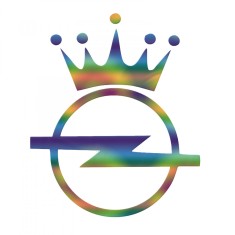 Sticker Opel King , Autocolant Rege pentru Pasionatii Opel