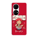 Husa compatibila cu Huawei Nova 8i model Ponyo&amp;#039;s noodles Anime, Silicon, TPU, Viceversa, Transparent, Carcasa