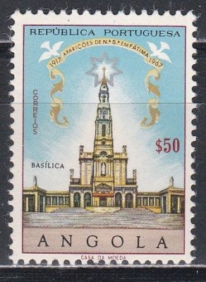 Angola 1967 - A 50-a aniversare a aparițiilor Fecioarei la Fatima, MNH foto