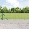 &Icirc;ngrădire cu st&acirc;lpi Verde 0.6 x 25 m Oțel