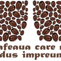 Sticker bucatarie - Cafeaua care ne-a adus impreuna - 70x40 cm