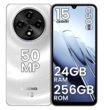 Cumpara ieftin Telefon Mobil LAGENIO A12 Pro, Alb, 4G, 6.9 HD 120Hz, 24GB RAM (8GB + 16GB Extensibili), 256GB ROM, 50MP, Android 15, Unisoc T7250, OTG, Jack, FaceID,