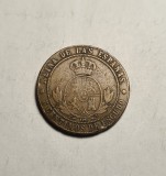 Spania 5 Centimos de Escudo 1867