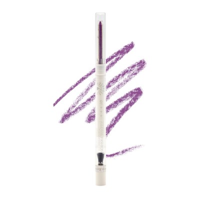 Creion de ochi moale, gel, Global Fashion, Purple cu sclipici foto