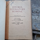 Istoria literaturii romane - G. Calinescu Vol.I 1954