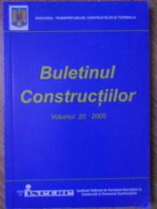 BULETINUL CONSTRUCTIILOR 2005 VOL.20 NORMATIV PENTRU PROIECTAREA CAPTUSELILOR LA TUNELURI-COLECTIV foto