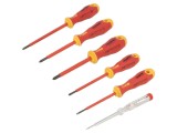 Kit şurubelniţe izolată FELO ERGONIC&reg; 7buc.