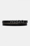 HUGO curea femei, culoarea negru, 50542516
