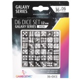 Set 36 Zaruri Gamegenic - Galaxy Series - D6 12 mm - Moon