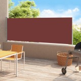 Gossi copertina laterala retractabila de terasa, maro, 180x500 cm