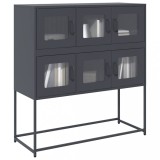 VidaXL Dulap, antracit, 100,5x39x107 cm, oțel laminat la rece