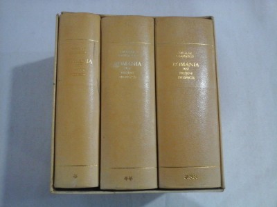 ROMANIA PAST; PRESENT; PROSPECTS - NICOLAE CEAUSESCU - ( 3 vol ) foto