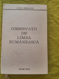 Observatii de limba romaneasca-Paul Iorgovici