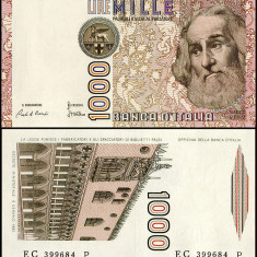 !!! ITALIA - 1.000 LIRE 1982 - P 109 a - UNC