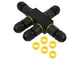 Conector Alimentare AC IP68 Negru SHENZHEN GREENWAY M684F.3P.4-11MM