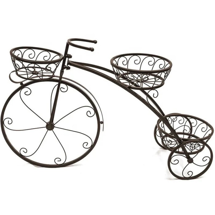 Suport ghivece tip bicicleta vintage, 3 modele