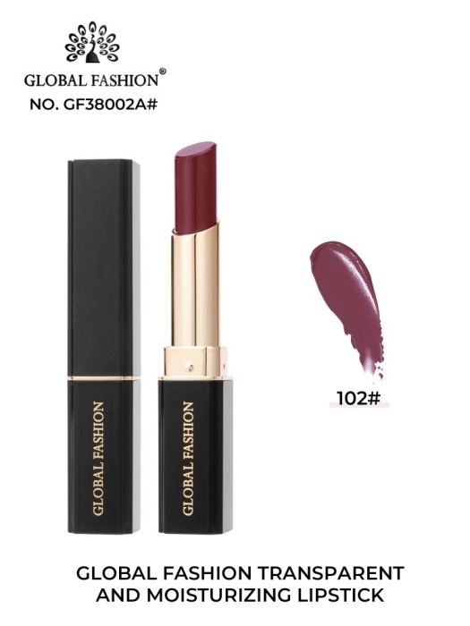 Ruj de buze Transparent și Hidratant Global Fashion, #102