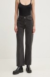 Abercrombie &amp; Fitch jeansi femei high waist, KI155-4659