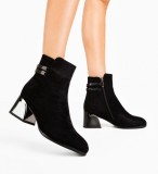 Cumpara ieftin Botine dama Leleka Negre 2