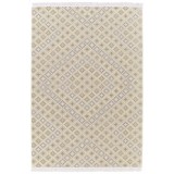 Covor Model RE BORN 21711-860, Marime 80 x 150 cm, Bej, Bumbac reciclat si Polipropilena, Living, Dormitor, Sufragerie, Birou