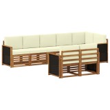vidaXL Seturi de canapele Lemn Solid de Acacia 3384491