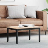 vidaXL Masă de cafea natural 60 x 50 x 36 cm Lemn de pin masiv 892763