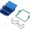 Radiator extrudat, aluminiu, 19mm x 19mm, albastru, Advanced Thermal Solutions - ATS-X50190B-C1-R0
