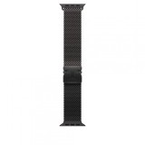 Curea Apple pentru Apple Watch 49mm Black Titanium Milanese Loop Small