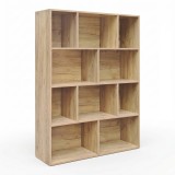Biblioteca Evergin, Stejar, 100x30x135 cm