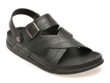 Cumpara ieftin Sandale OTTER negre, 25098, din piele naturala