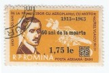 Romania, LP 567a/1963, 50 ani moartea lui Vlaicu (supr.), eroare 1,75 le, oblit.