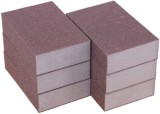 Cumpara ieftin Bureti Abrazivi Curatare Oale Cratite Foamworld, 6 Bucati, 10x7x2.5cm, Maro, Carborundum, Uz Casnic, Bucatarie